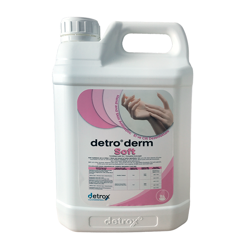 "ДЕТРО® ДЕРМ СОФТ" - Антисептичний засіб для шкіри рук